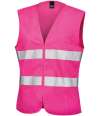 RS334F R334F Result Core Ladies Hi-Vis Vest Fluorescent Pink colour image